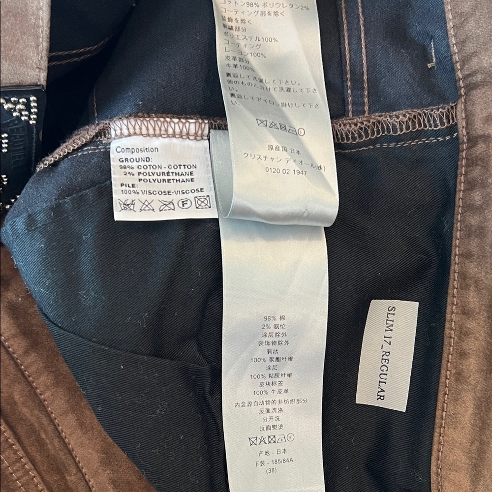 Dior x CACTUS JACK Slim-Fit Jeans Mocha Brown - Picture 12 of 14